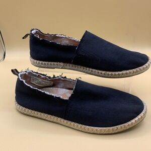 Vionic Laguna Beach Women's Canvas Slip On Espadrille Flats Shoes - Size 9